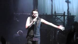 Marilyn Manson - Angel With the Scabbed Wings - live Vienna 13.11.2015