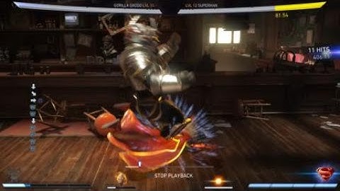 Injustice 2 Gorilla Grodd Combo