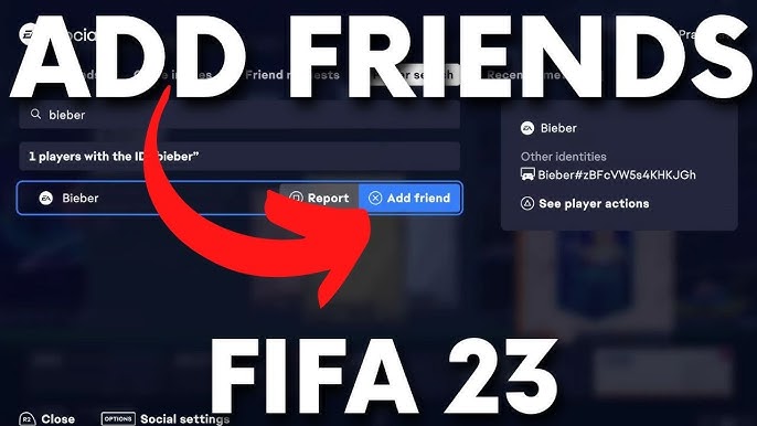 FIFA 23 - How to invite friends to matches