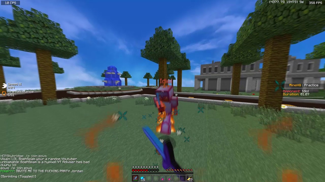 Competitive Minecraft super competitive minecraft 1v1 with idiol - YouTube