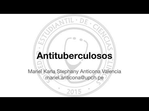 Video: ¿Con qué fines se administran los agentes antituberculosos?