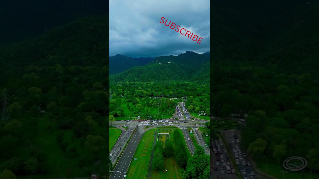 Road Through Forest Mountains 🏞️ | Relaxing Short Video with Calming Music