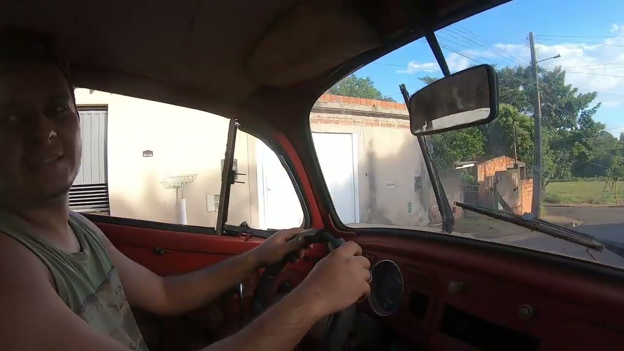 A primeira volta do fusca 1968