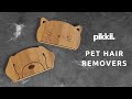 Pet hair removers  sustainable bamboo cat  dog lint rollers by pikkii