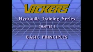 Vickers Hydraulics Training Series Chapter 1 Basic Principles