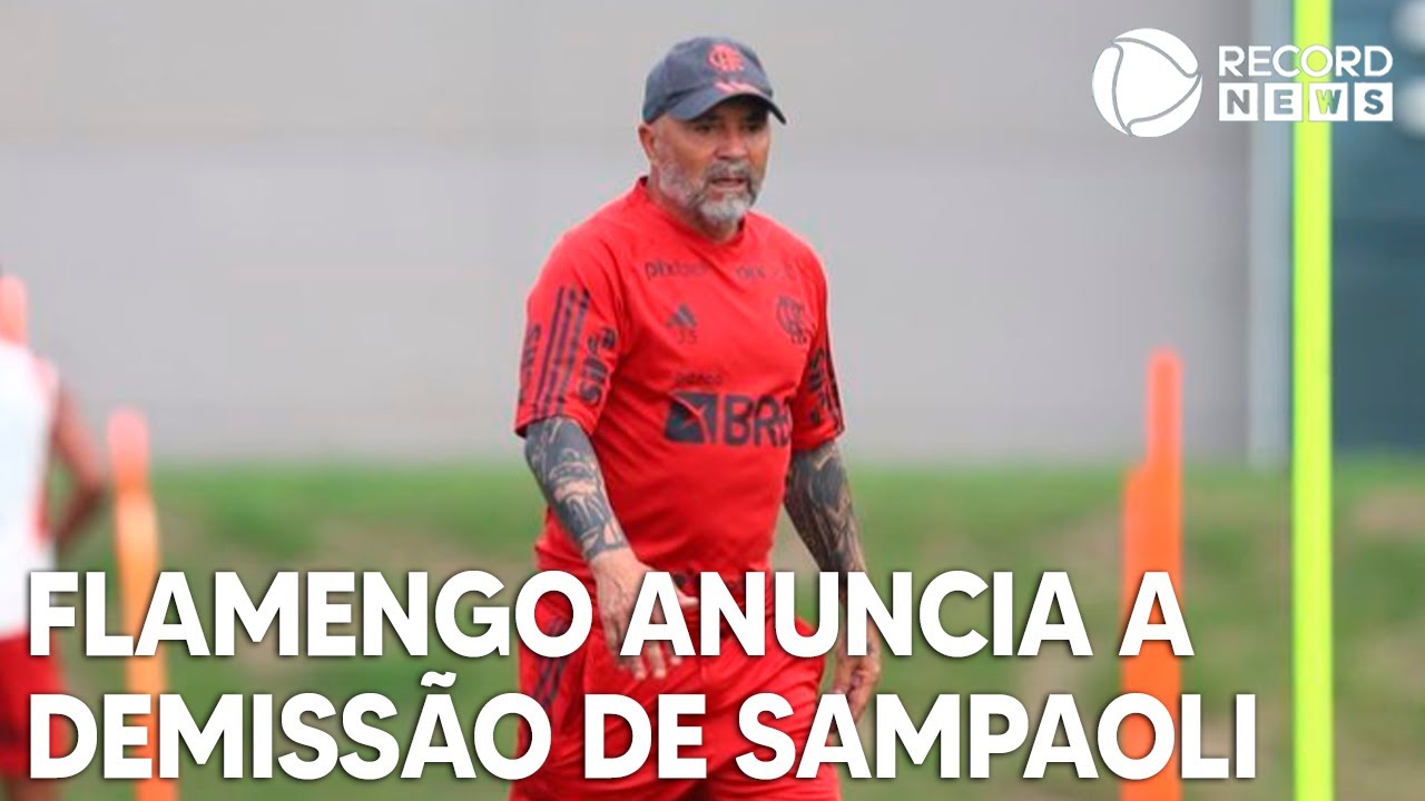 Flamengo anuncia demissão do técnico argentino Jorge Sampaoli