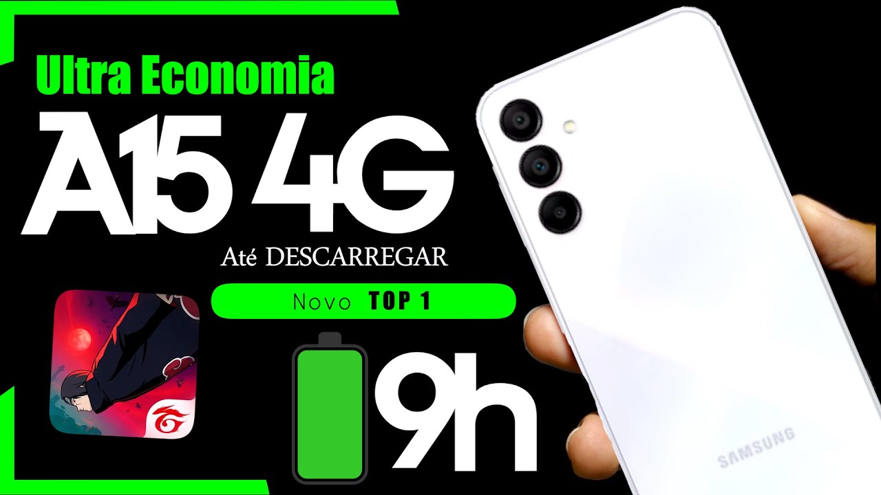 🌟Teste de Bateria AO EXTREMO🥵 Ultra ECONOMIA de BATERIA A15 4G: Free Fire ao vivo