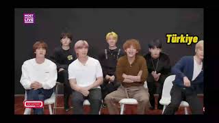 Bts Türkiye Hakkında Konuşuyor Bts Talk About Turkey - Turkish Army