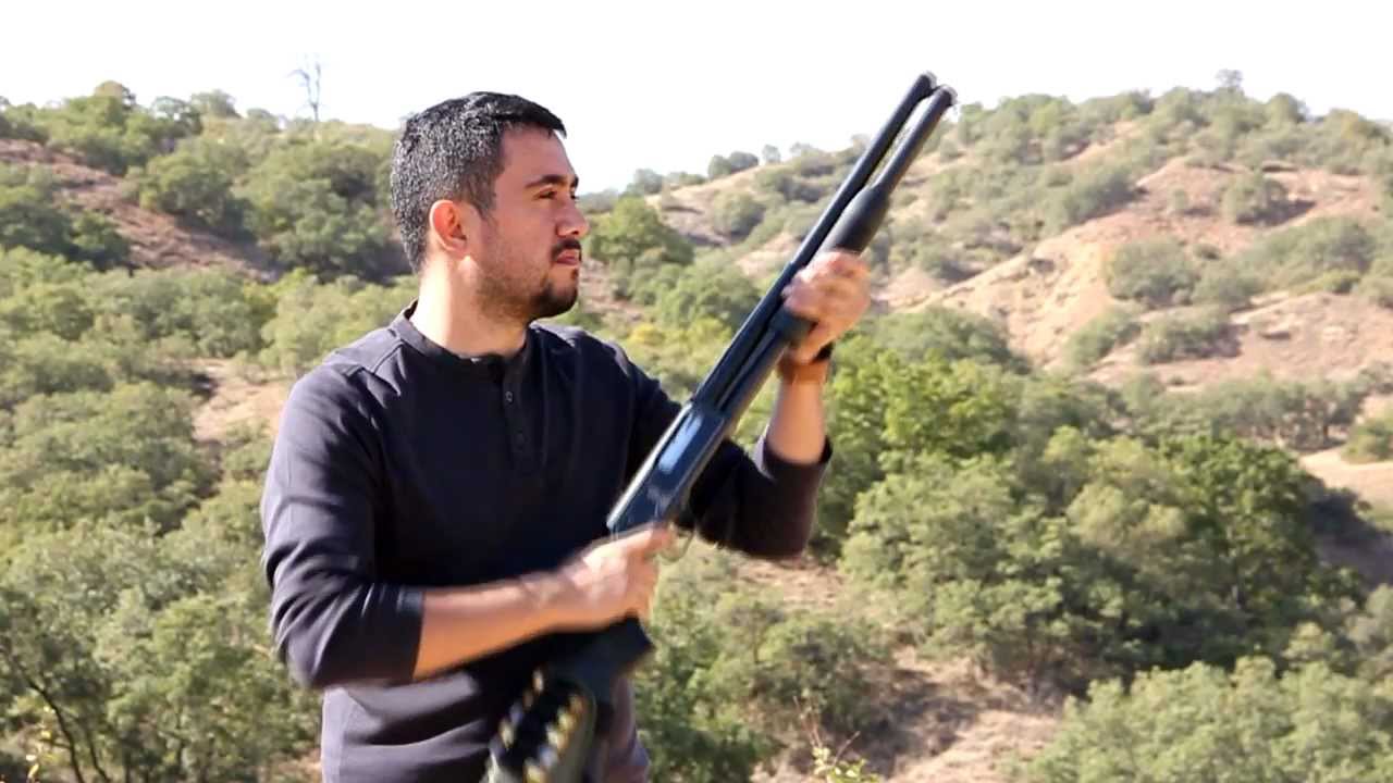 sarsılmaz cobra pompalı tüfek.. slow motion.. - YouTube