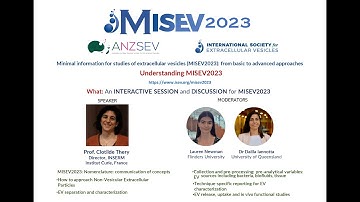 ANZSEV workshop on MISEV2023: Understanding MISEV2023
