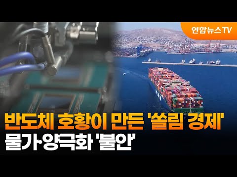 반도체 호황이 만든 '쏠림 경제'…물가·양극화 '불안' / 연합뉴스TV (YonhapnewsTV)