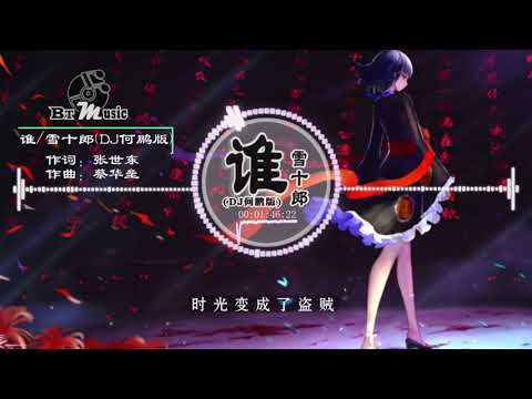 『 谁 』雪十郎｜DJ 何鹏版【谁是我 我是谁，时光变成了盗贼，惊扰少年英雄梦..】🎧🎶※❤️•*¨*•♫♪