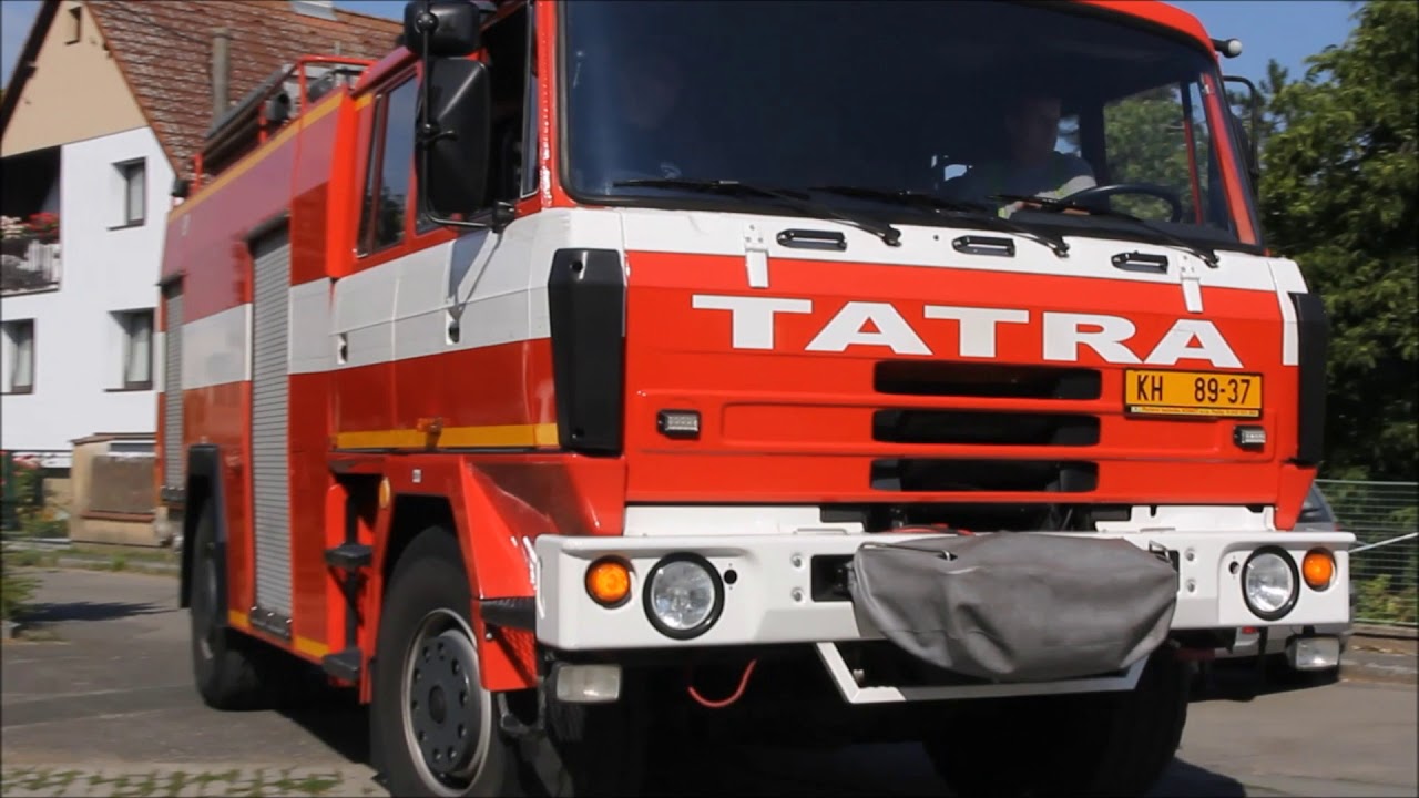 Malínští dobrovolní hasiči převzali 27. 7. 2018 zásahové vozidlo CAS 24