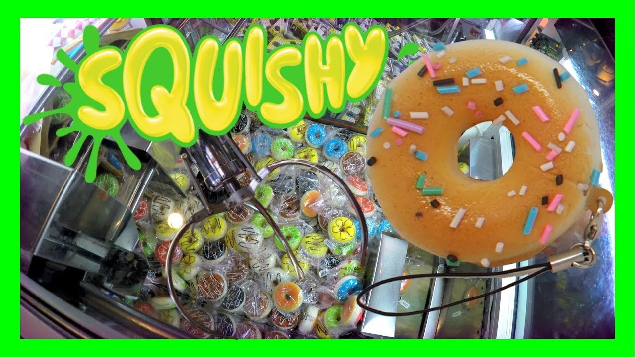 CLAW MACHINE FILLED WITH DONUT SQUISHIES!!