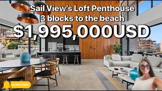 Details Sail View Sailview Puerto Vallarta Romantic Zone Loft-Style Penthouse for sale - $1,995,000USD Guide
