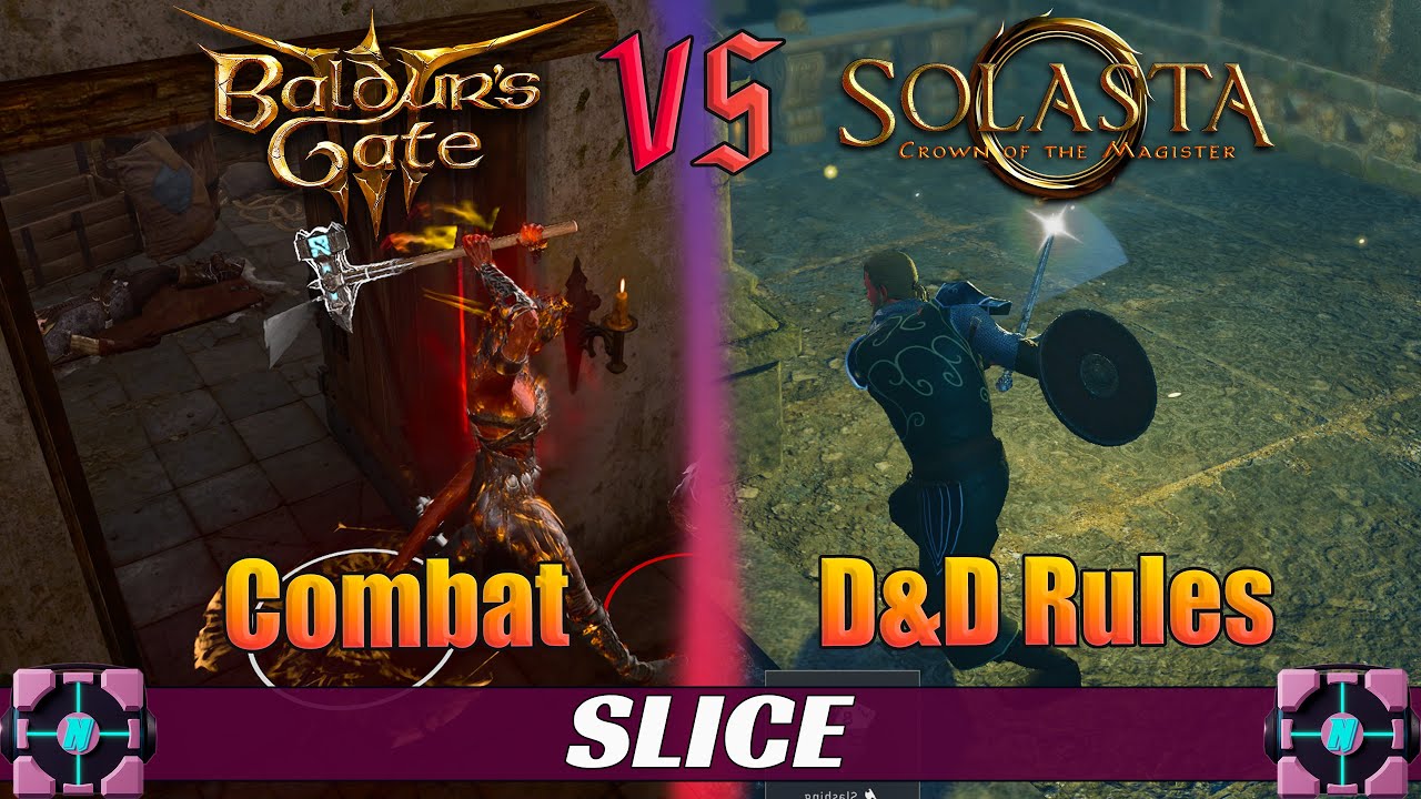 Baldur's Gate 3 VS Solasta Combat and Following the D&D Rules
