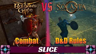 Baldurs Gate 3 Vs Solasta  Combat And Following The Du0026d Rules comparison Series