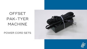 Power Cord Sets Pak Tyer Offset Tying Machine