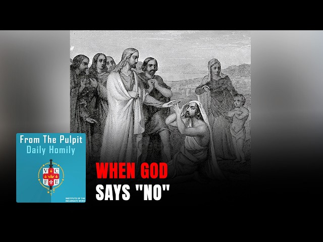 Daily IVE Homilies, June 26th, 2026 - When God Says "No"