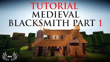Minecraft - How to Build a Medieval Blacksmith (Part 1/2)