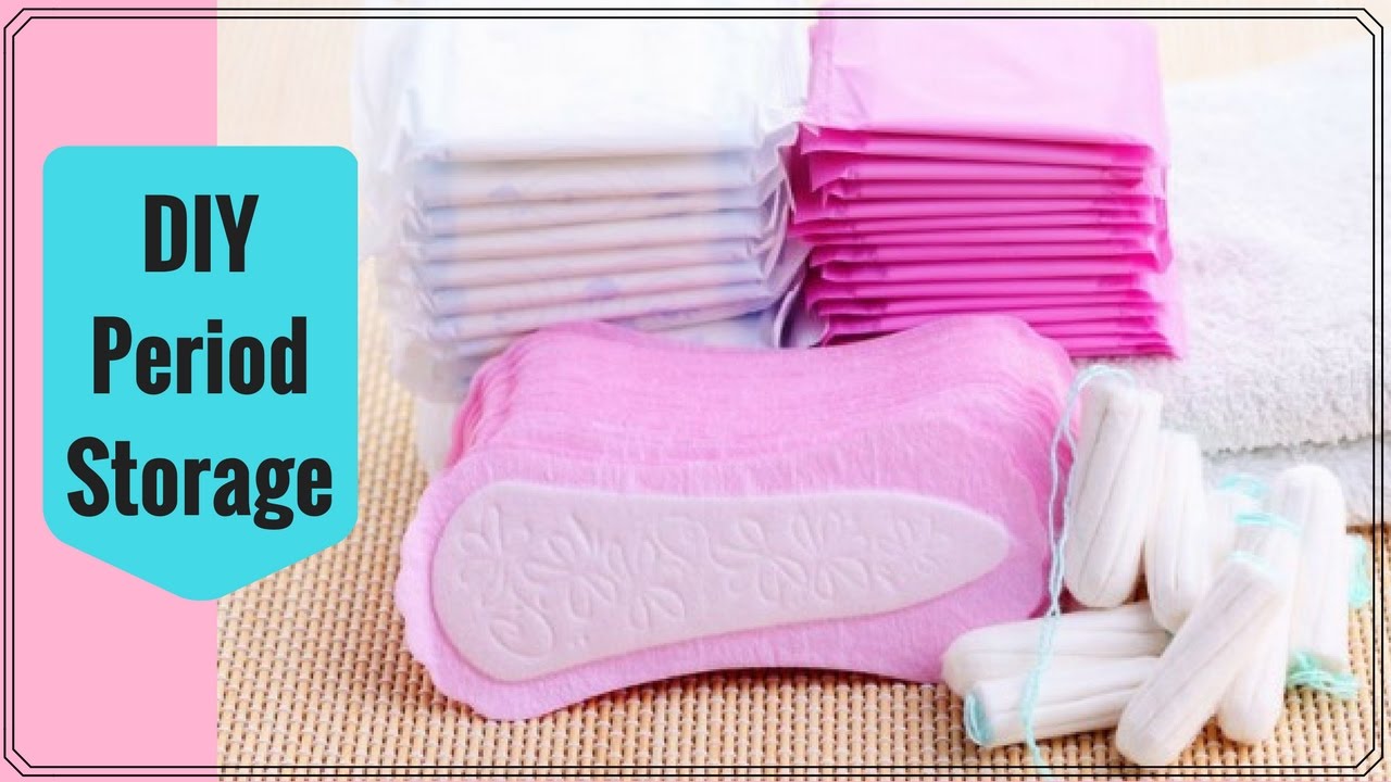 pics Sanitary Pad Storage Ideas how i organize my period storage diy period storage bag box