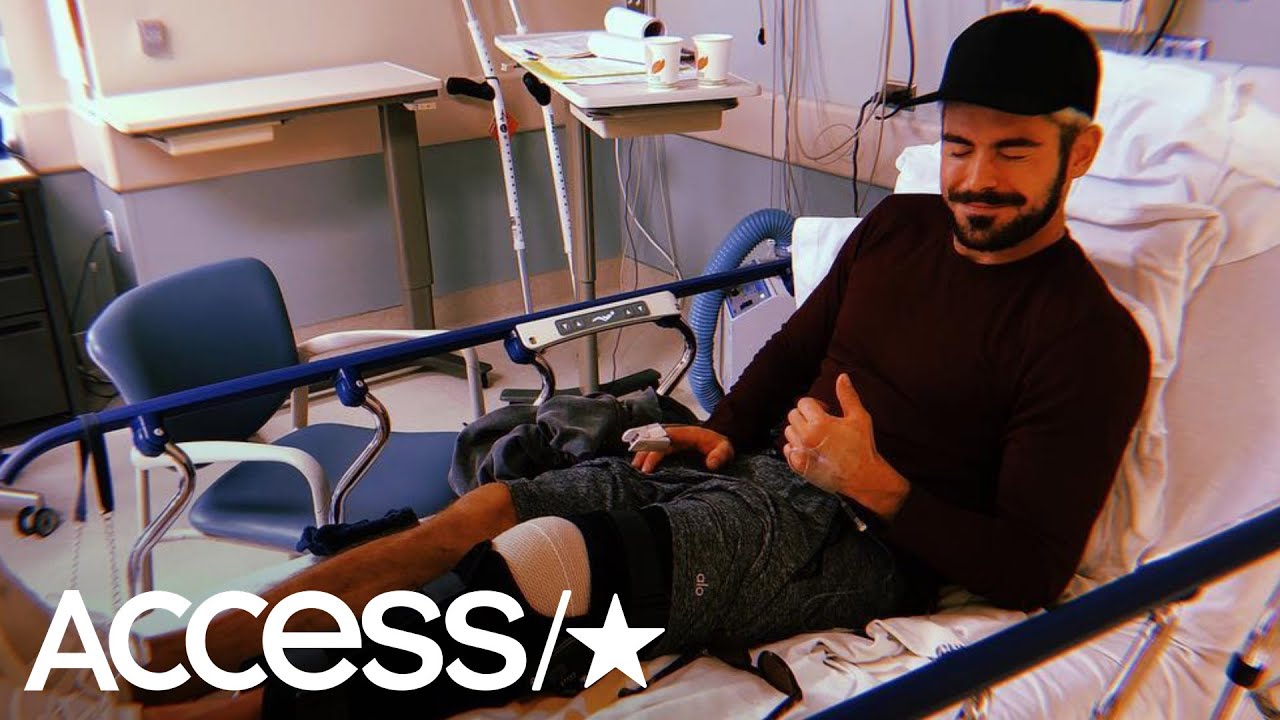 Zac Efron Is Recovering From Surgery After He Tore His ACL While