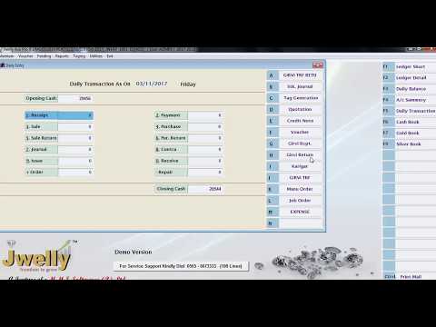 How Girvi Recieve and Return done in Jwelly ERP Tutorial | 13 2