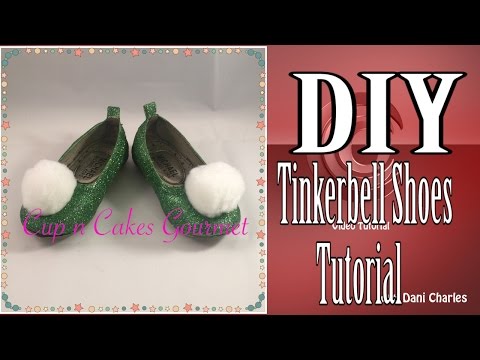 DIY Craft Costumes : How To Make Tinker Bell Shoes Tutorial ! Super Easy