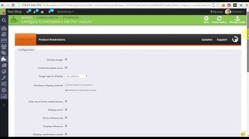 Combination matrix only for certain products PrestaShop 1.6 1.5 1.4