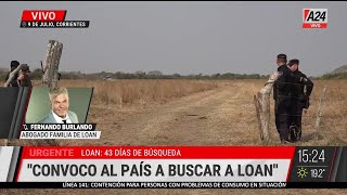 Fernando Burlando criticó a la Justicia en la búsqueda de Loan: El fiscal y la jueza hacen todo mal
