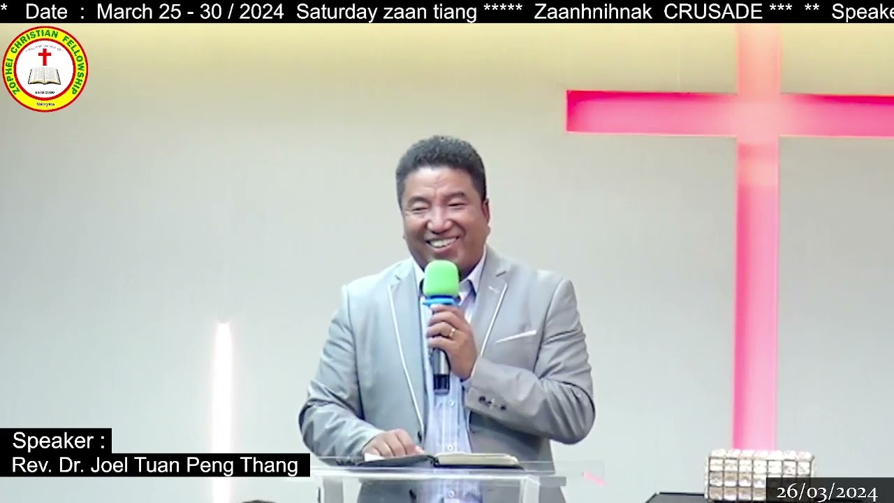 A zaanhnihnak Crudase // Speaker // Rev. Dr. Joel Tuan Peng Thang