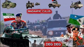 Download Lagu DEG DEG Ciidanka Soomaaliland oo madaafiic culus ku garacaya Laascaanood Mahad Canbaashe oo amar.... MP3