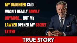 MY DAUGHTER SAID I WASN'T FAMILY ANYMORE... BUT MY LAWYER'S FINAL LETTER CHANGED EVERYTHING