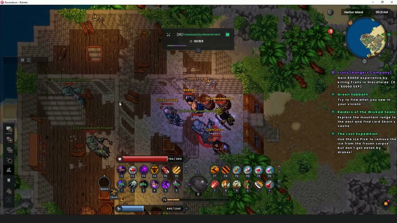 Dynamic Event 28 lvl - POSSESSED BY RESENTMENT (Forsaken Earring) - Ravendawn / Ravenquest