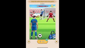 [BRAIN PUZZLE GAME] TRICKY QUEST LEVEL 142- Help the main player score ten goals.