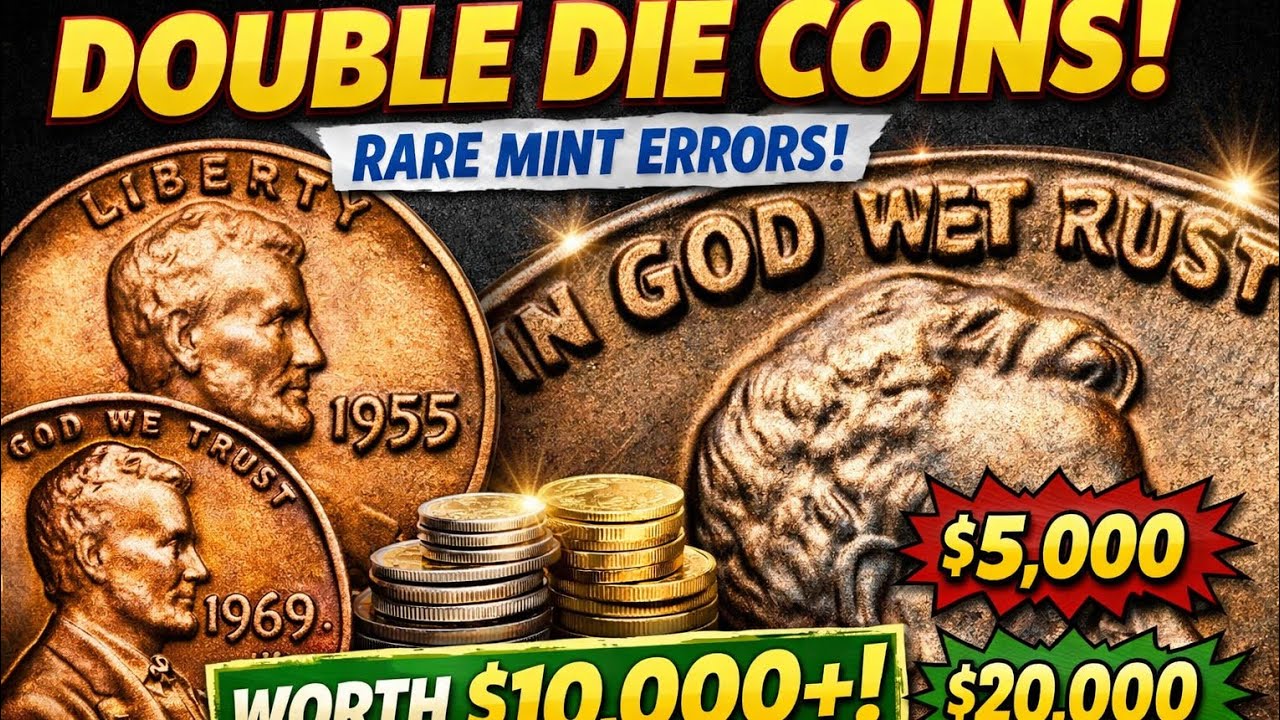 Double Die Coins Explained! 💥 Rare Mint Errors Worth THOUSANDS! 🪙