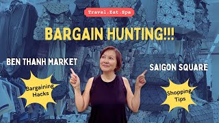 SHOPPING TOUR & TIPS of Ben Thanh Market & Saigon Square - Bargains, Fake Designer Brands 🛍🇻🇳