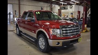 2014 Ruby Red Metallic Ford F150 Lariat EcoBoost Crew Cab FT6516A Motor Inn Auto Group