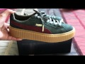 Rihanna Fenty x Puma Creeper "Green/Bordeaux" Review/On Foot!!