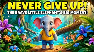 नन्हे हाथी की अनोखी ताक़त 🐘✨ | The Brave Little Elephant | Kids Moral Story