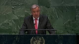 UN Secretary General António Guterres opening remarks at the ECOSOC High Level Segment