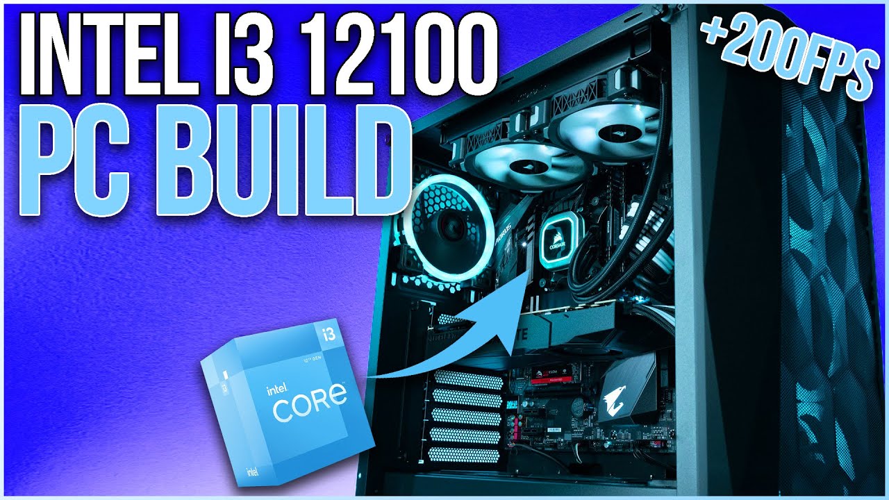 自作PC/Core i3-12100F /16GB/GTX1660Super i3 12100F + GTX 1660 Super Gaming PC Build - YouTube