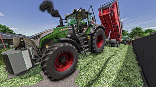 Fendt 1050 Vario at Maize Silage in French Farm (Impressive Tractor) | Farming Simulator 25