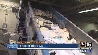 Get your documents shredded for FREE
