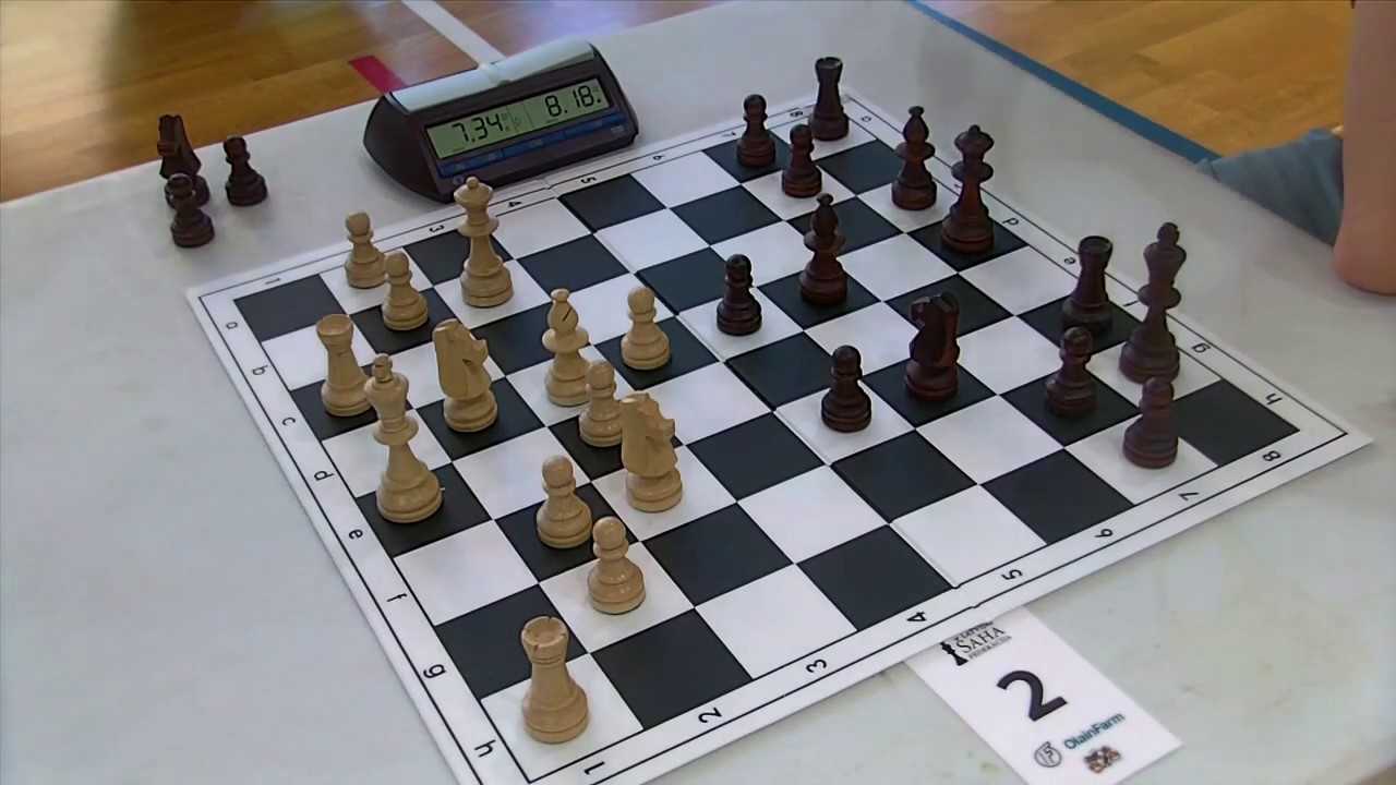 IM Rosen Eric - GM Miezis Normunds, London system, Rapid chess