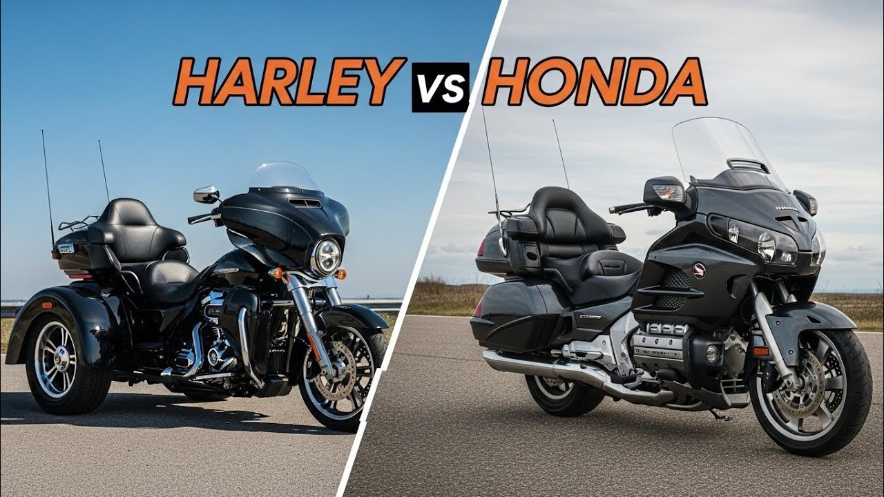 Harley vs Honda Trike Battle | Comfort or Attitude?