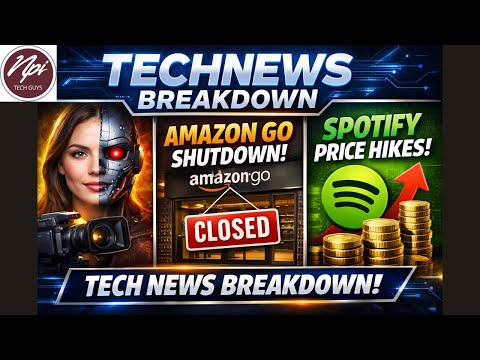 AI Deepfakes, Amazon Go Shutdown & Spotify Price Hikes - Tech News Breakdown