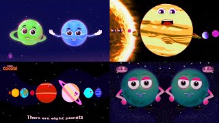 Fastest 8 Planets That Moves Around The Sun | Visual Effects | The Planets Song 