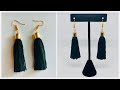 HOW to make a tassel earring in 5 minutes under $5 ||  JA Jewelry &amp; Crafts || DIY jewelry and Crafts