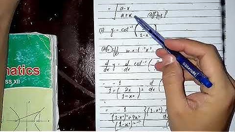 Differentiation Inverse Trigonometric Functions Solution by Sir Ahsan Abdullah Patel - Part 1